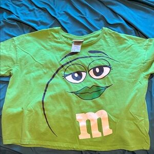 M&M'S Vibrant Green Cropped Tee